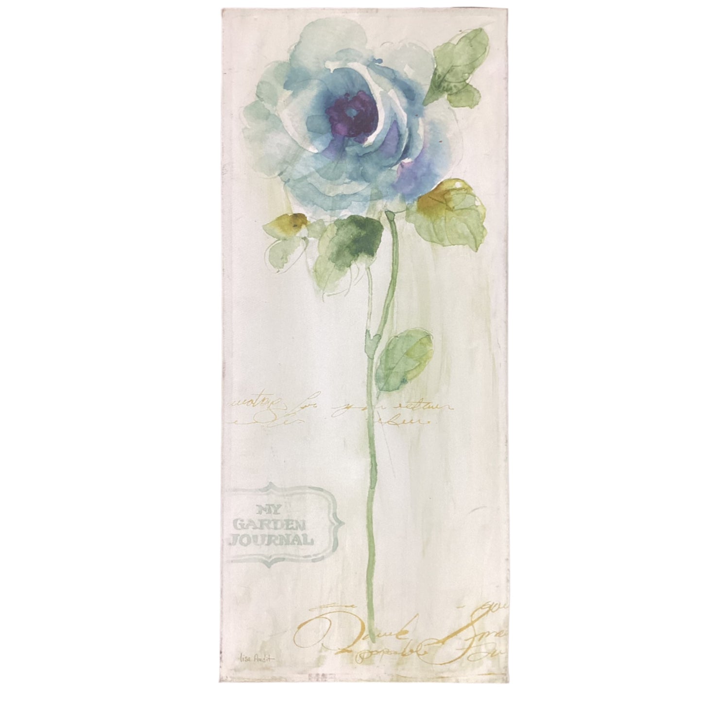 Rose Blue Watercolor