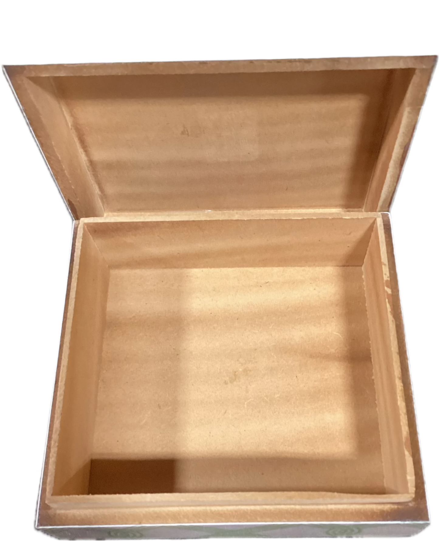 Green & White Vanity Box