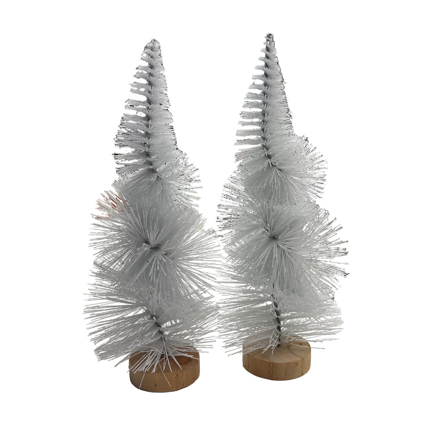 Mini White Xmas Tree (SET OF 2) *OPEN BOX