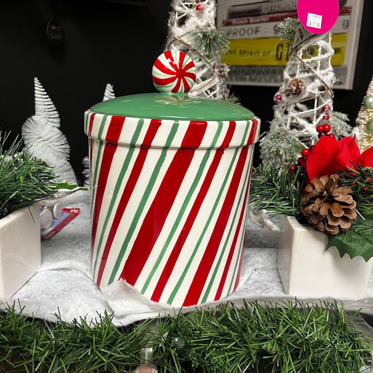 Christmas Cookie Jar *OPEN BOX