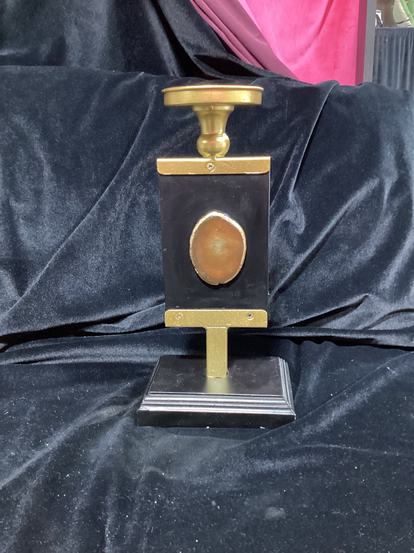 Vintage looking candle holder -open box -5017