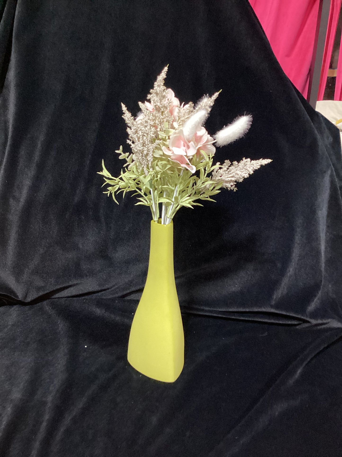 Olive green decorative Vase -8057