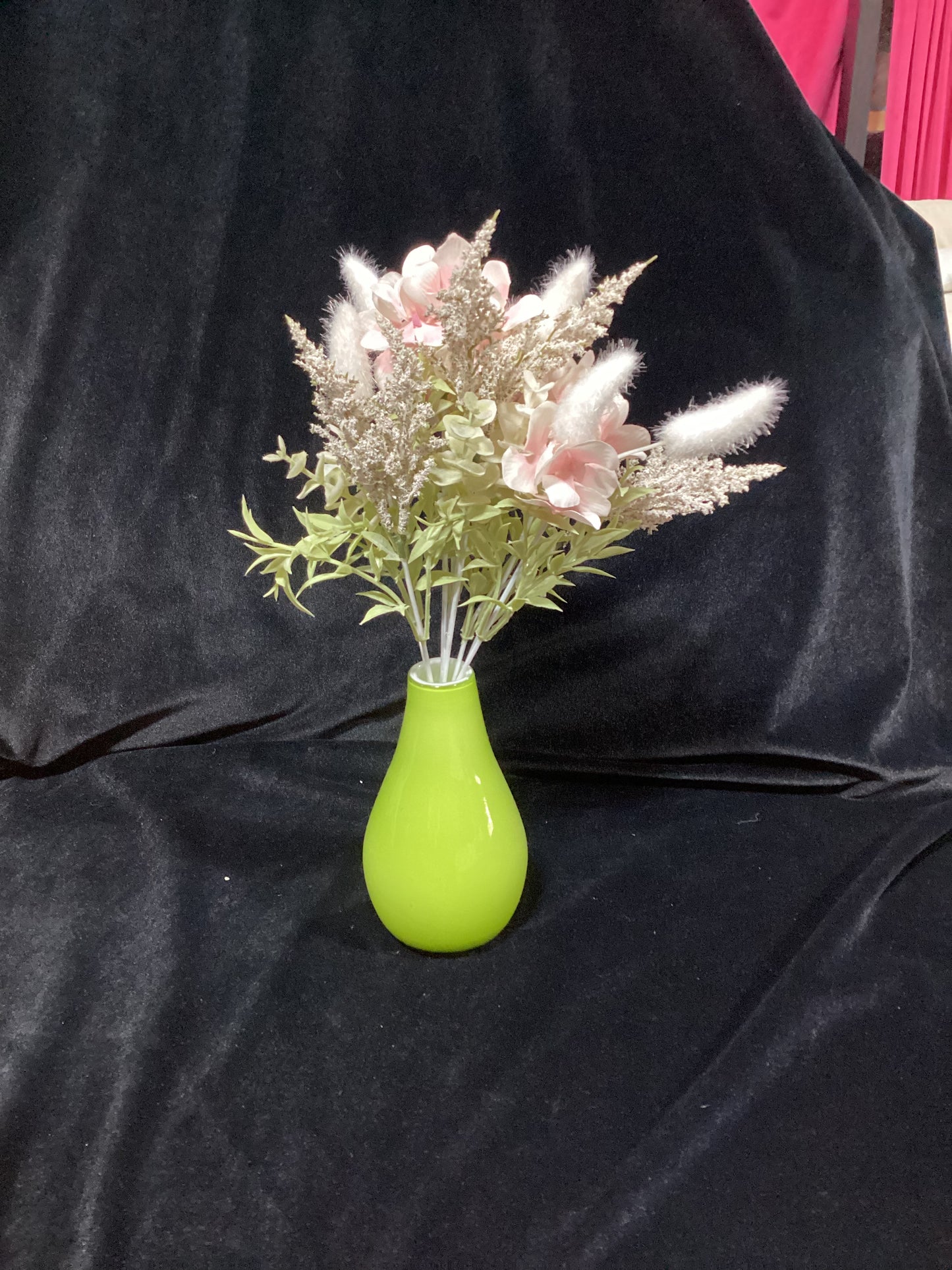 Small Lime Green Decor Vase -8068
