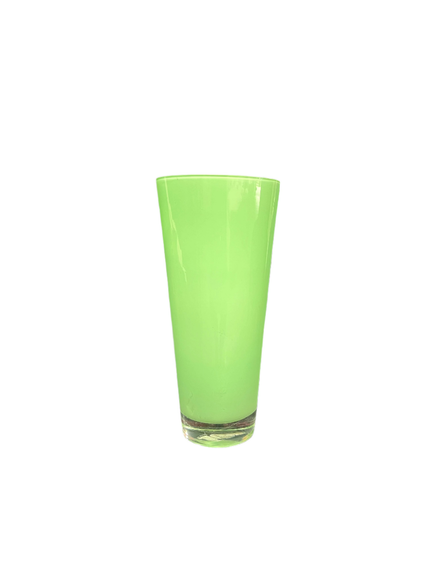 Glass Green Decor Vase