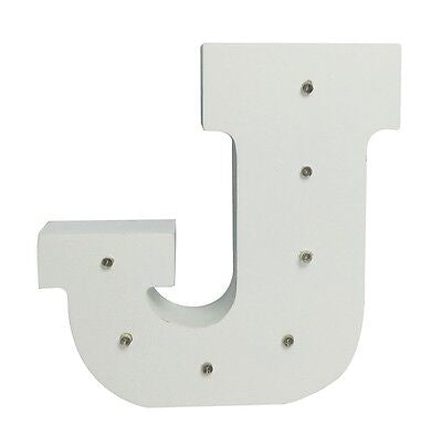 Wooden letter “J”