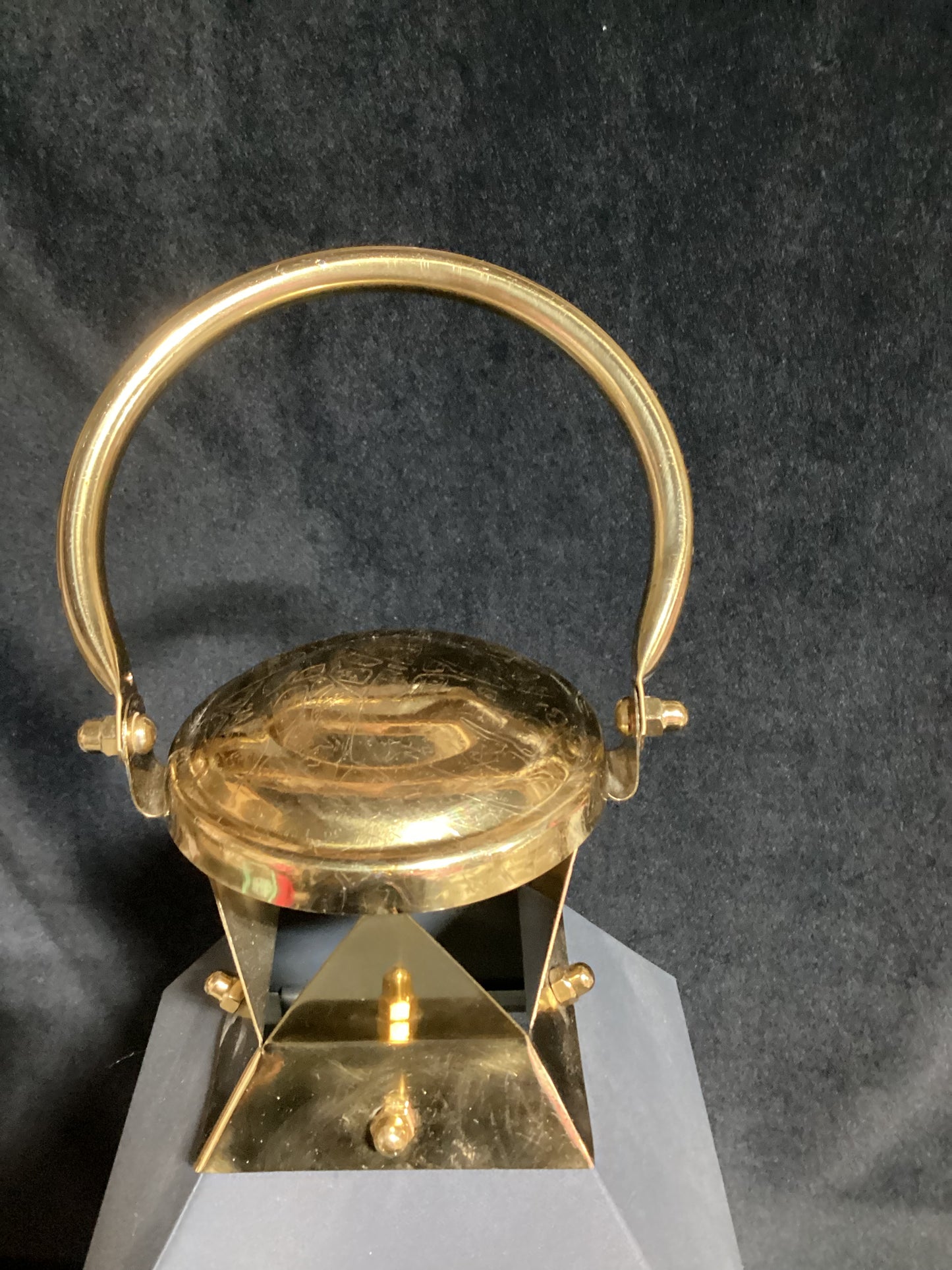 Matte Black Large Lantern Candle holder