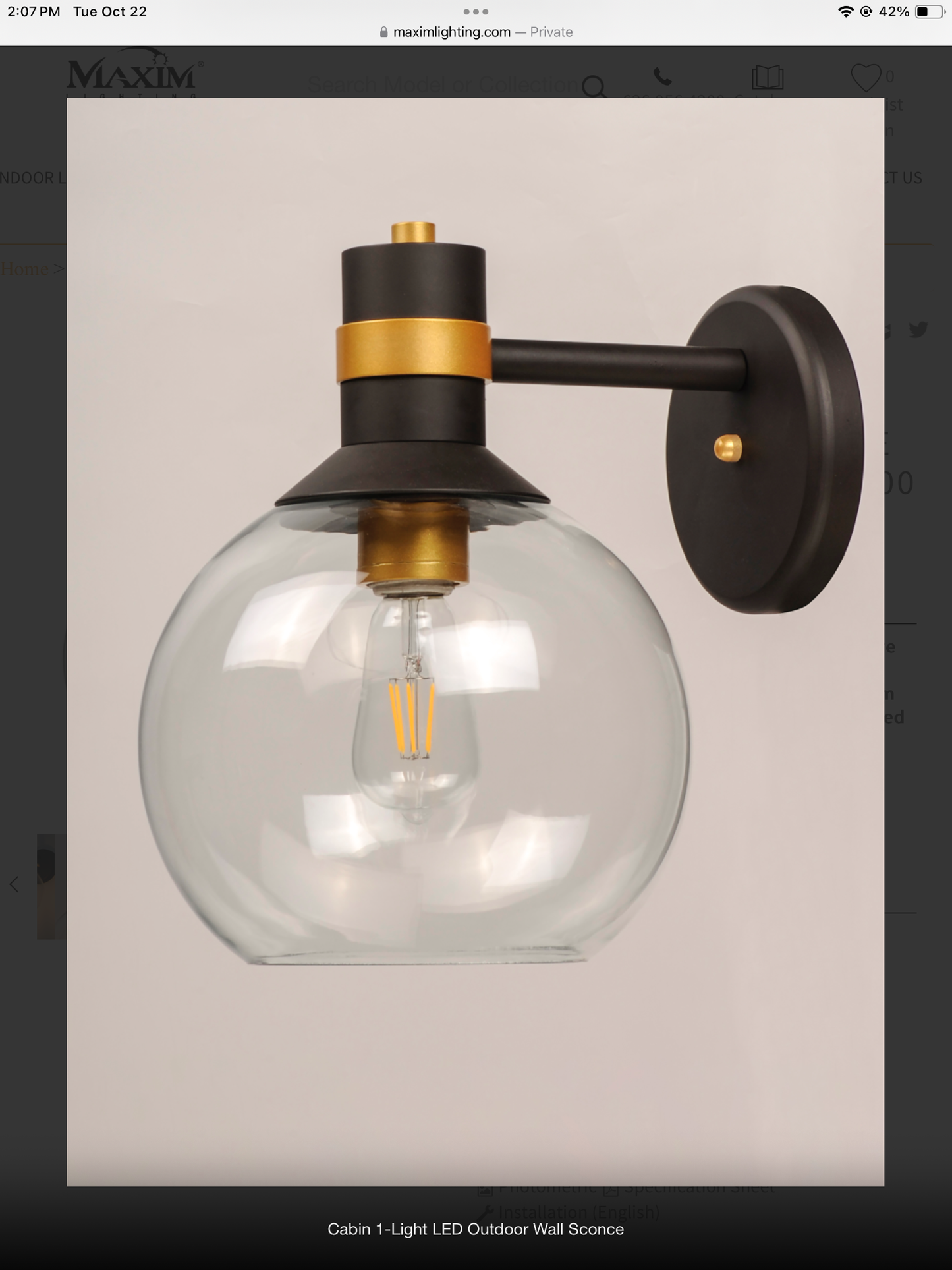 Outdoor Wall Lamp