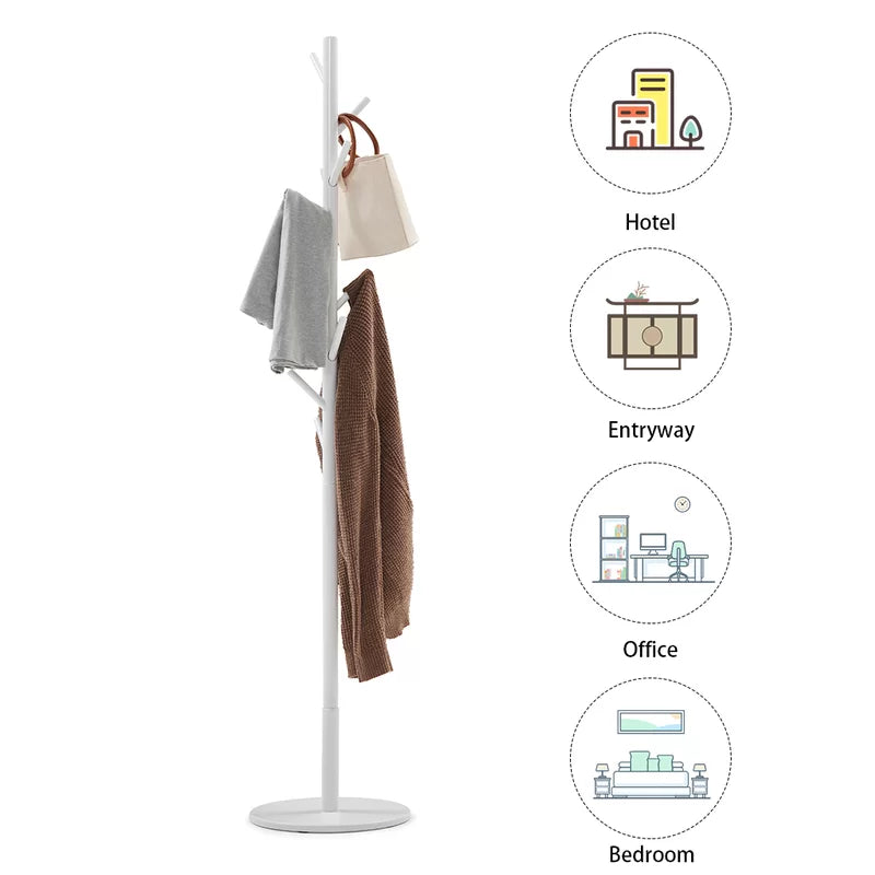 White coat rack - open box