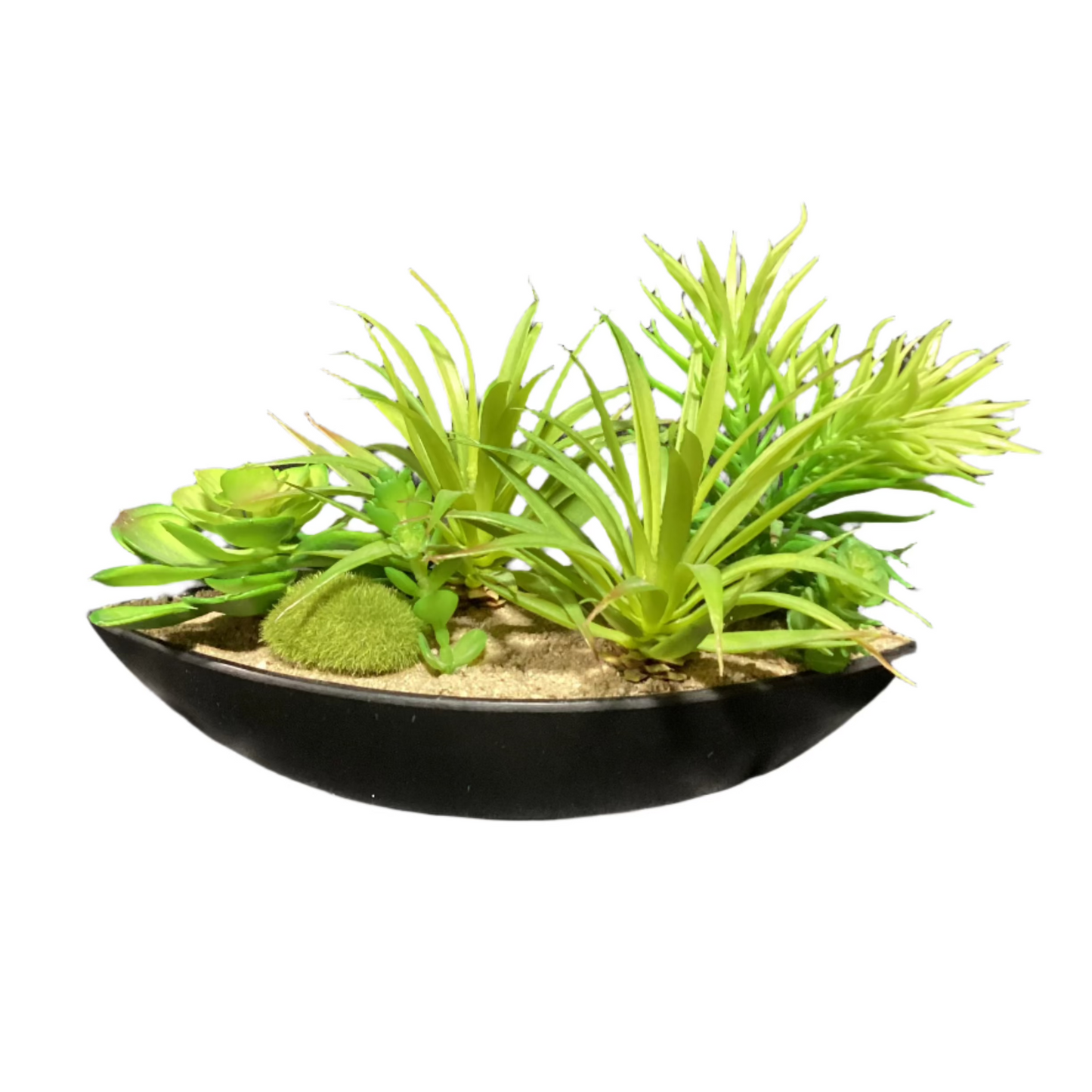 Faux Succulent Boat