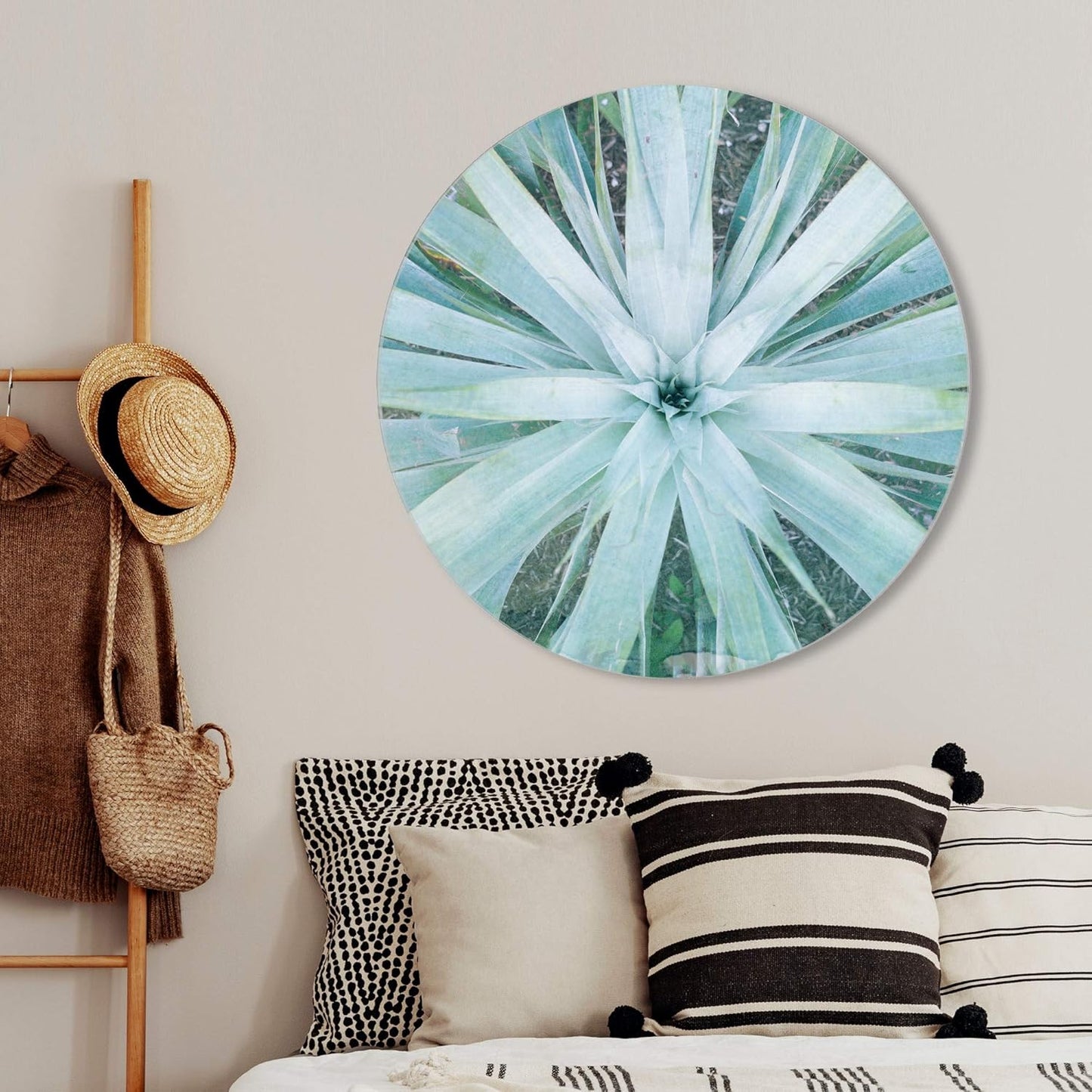 The Oliver Gal Artist Co. Acrylic botanical circle