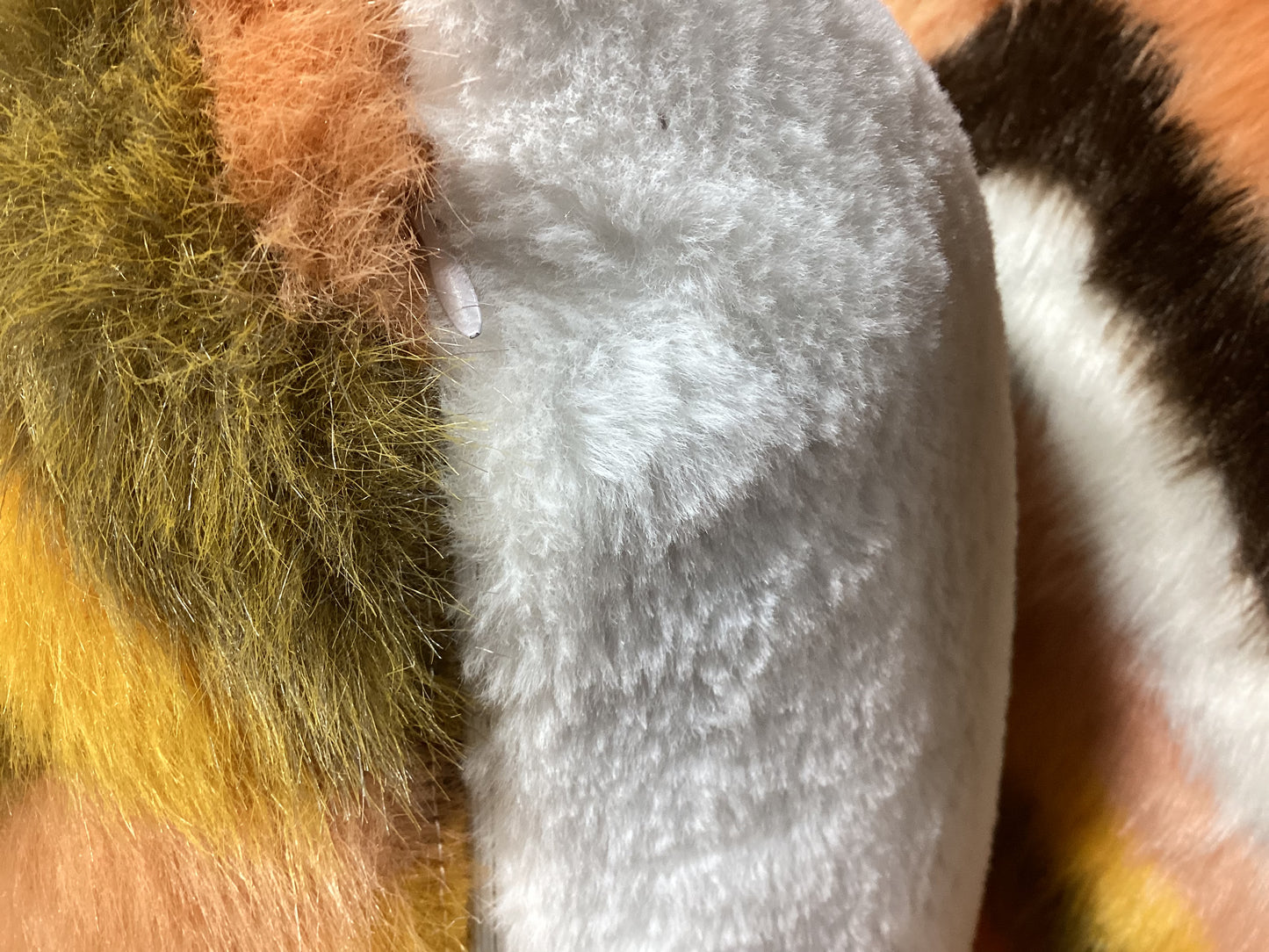 Faux fur Chevron Pillow