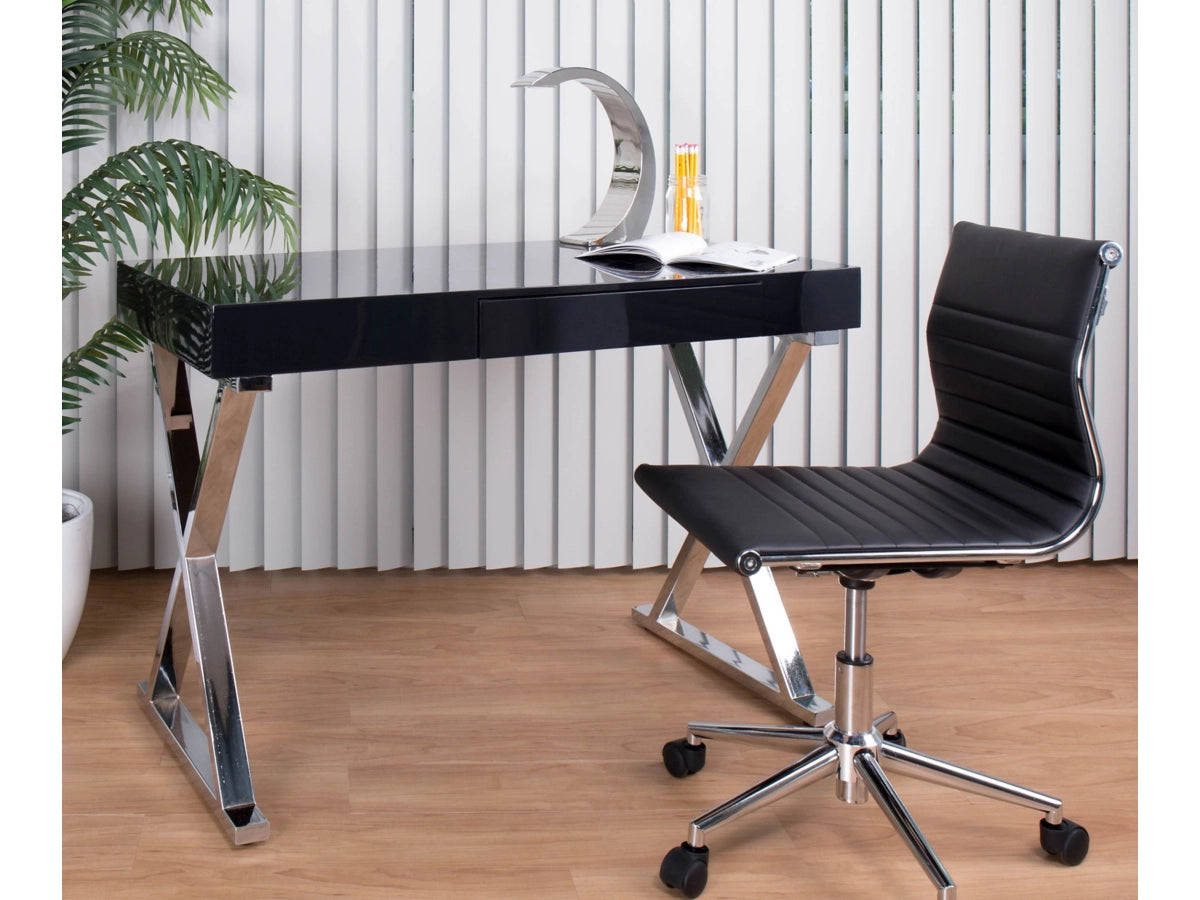 Black Contemporary Desk-Local Pick Up