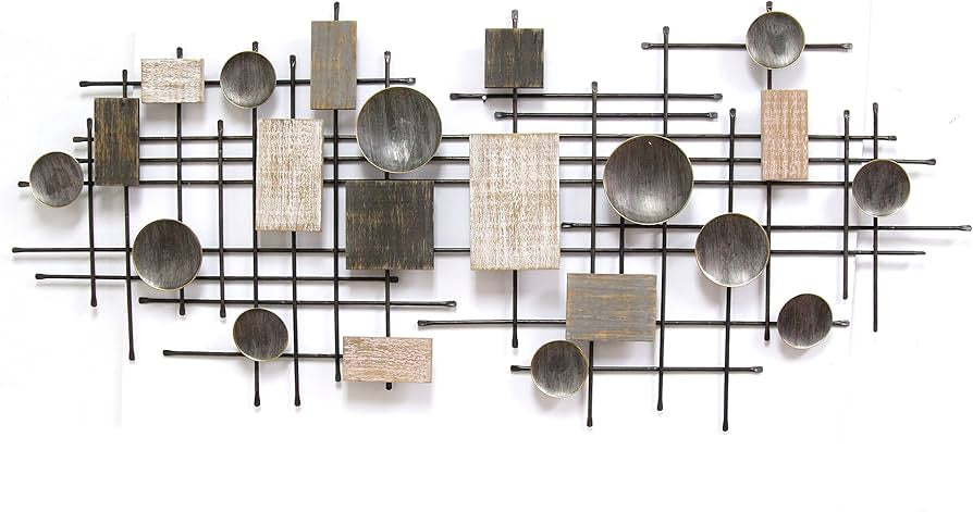 Mixed media wall art 53” x 23”