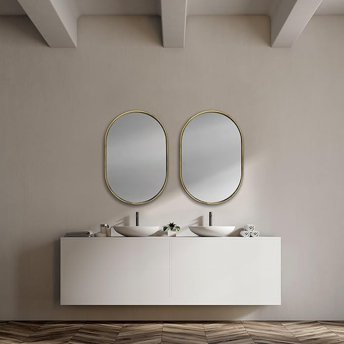 Oval Hanging Mirror