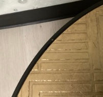 Gold Geometric Circle Coffee Table- Local Pick Up Only