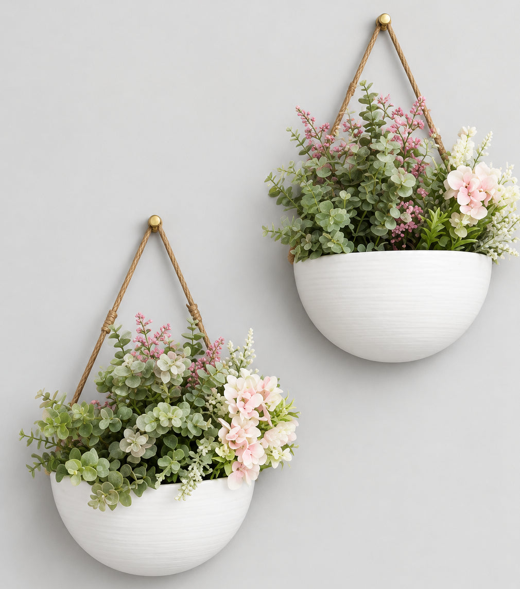 decorative planters hanging