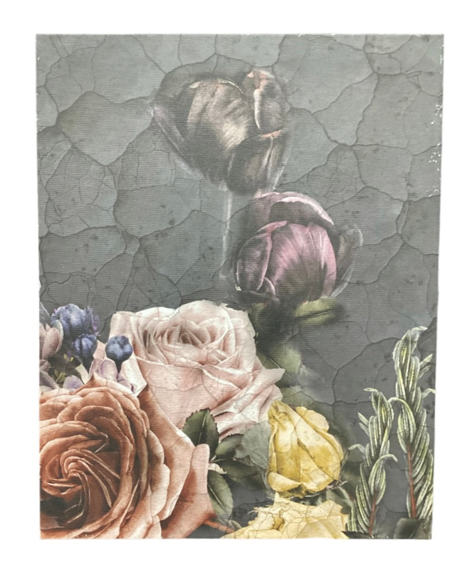 Floral canvas print