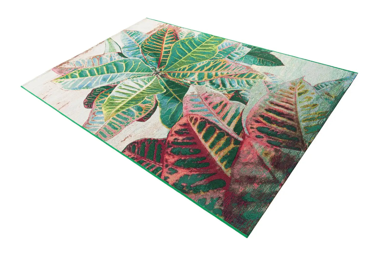 Multi 5' 3 x 8' Outdoor Botanical Rectangle Rug