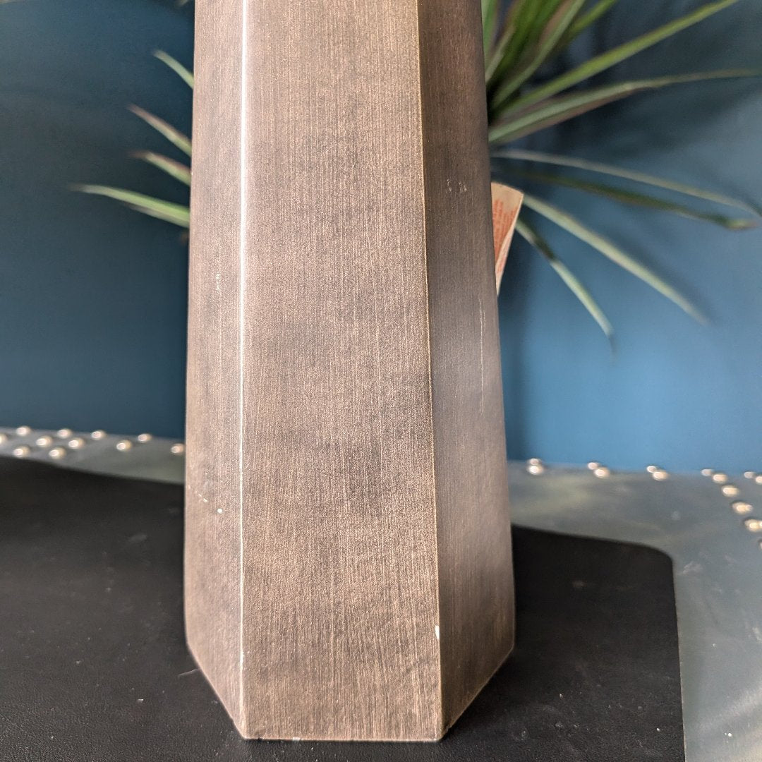 Faux Wood Table Lamp (Set of 2)- Local Pick Up Only