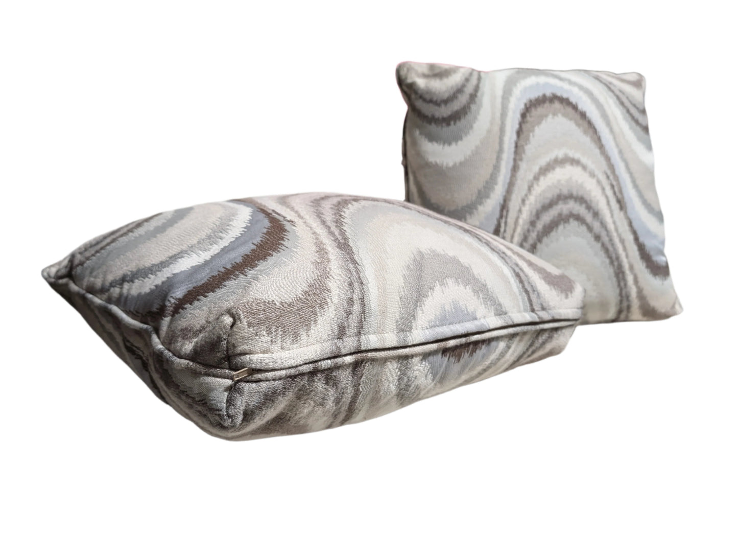 Large Wavey Swirl Pillows (Set of 2)-OPEN BOX