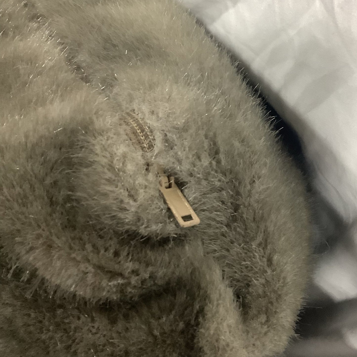 Faux Fur Taupe Pillows