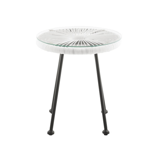 White Outdoor Side Table- Local Pick Up Only