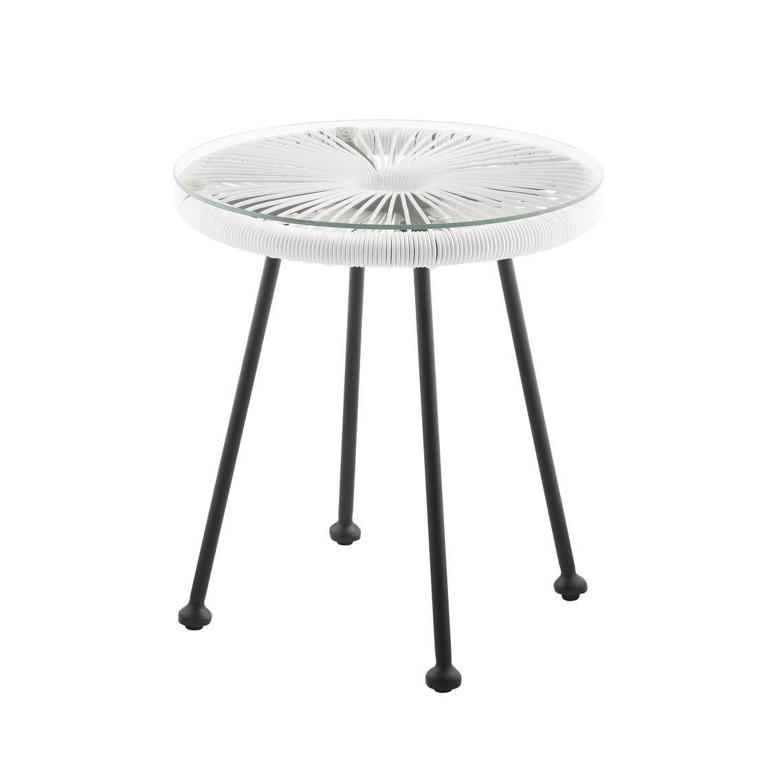 White Outdoor Side Table- Local Pick Up Only