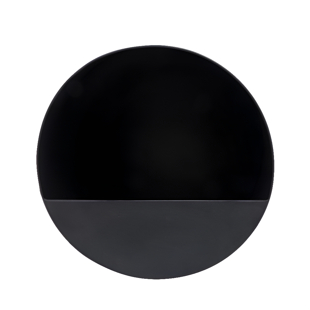 Metal 9"&12" Wall Planters, Black-8092