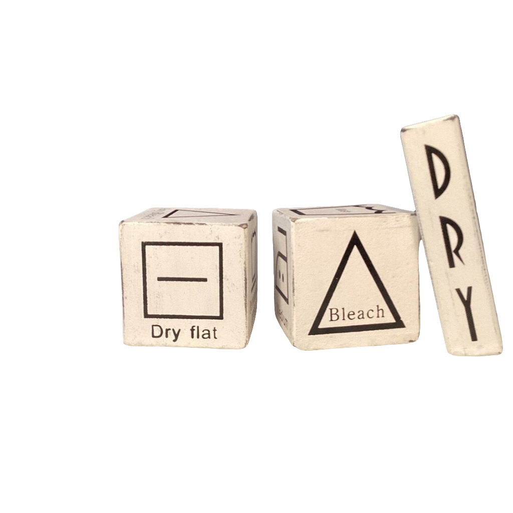 Wood Laundry cubes (Set Of 3) *OPEN BOX