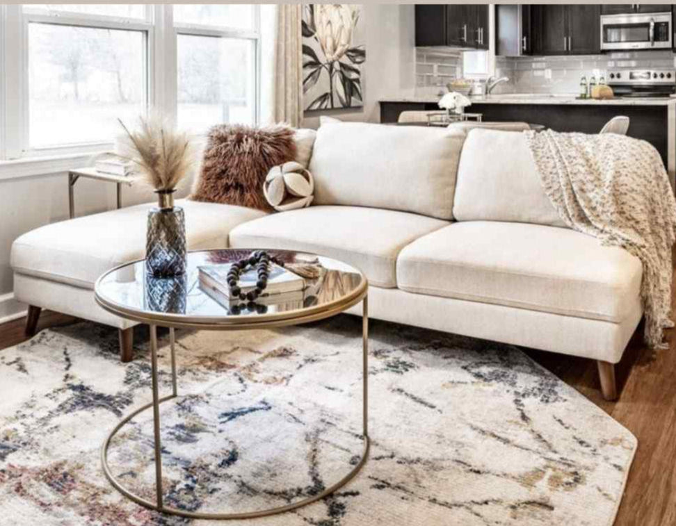 beige sectional sofa fabric