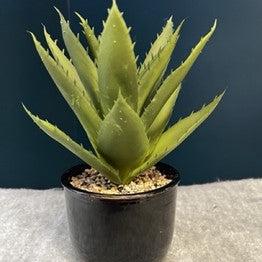 faux plant in planter