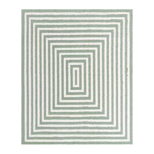 green and white sabrina soto casa area rug