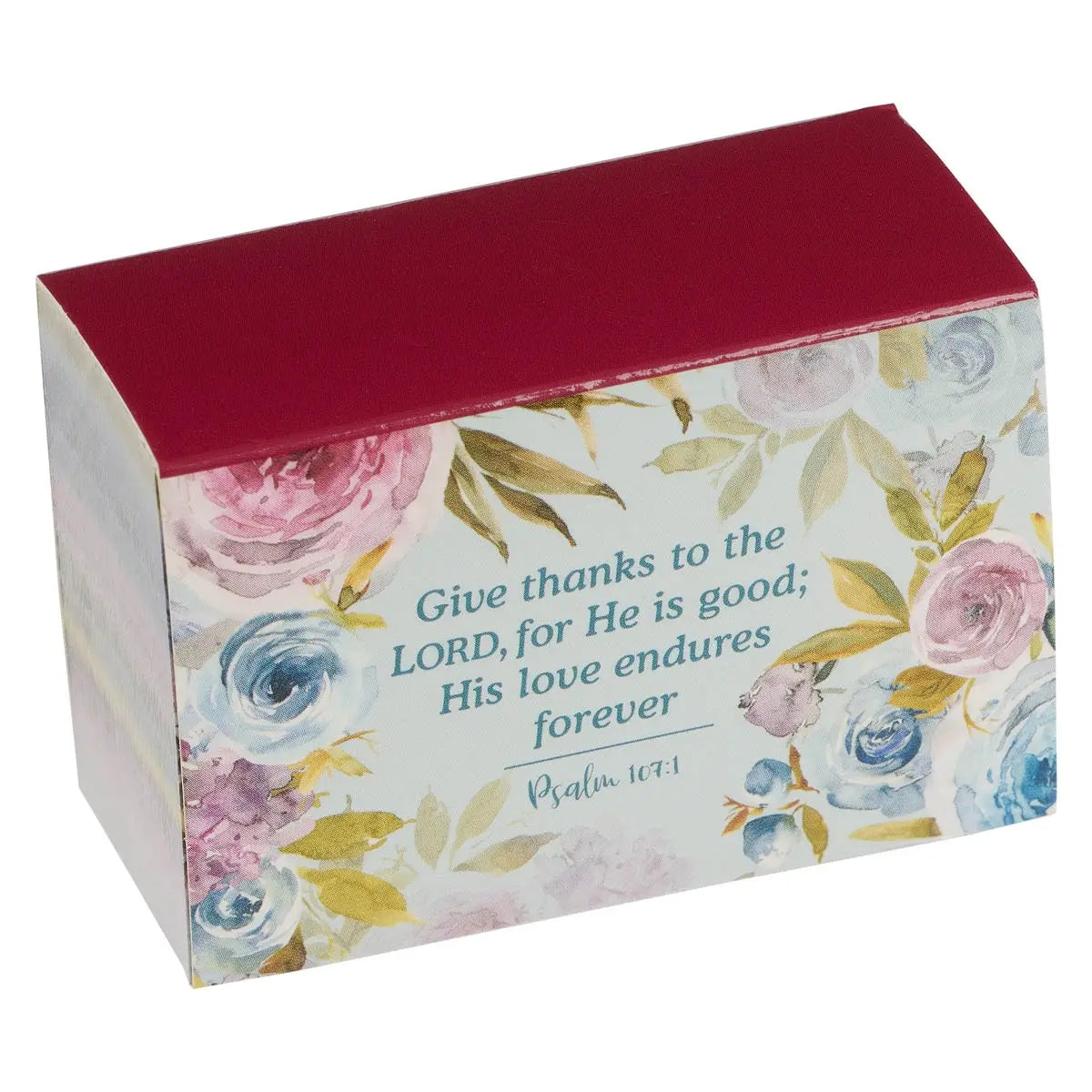 Pink Ranunculus Glass Gratitude Jar with Cards -