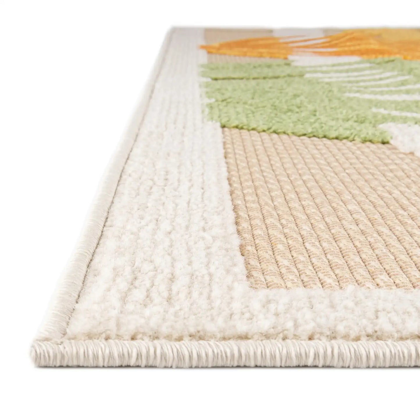 Aruba Outdoor Square RugBeige 7' 10 x 7' 10