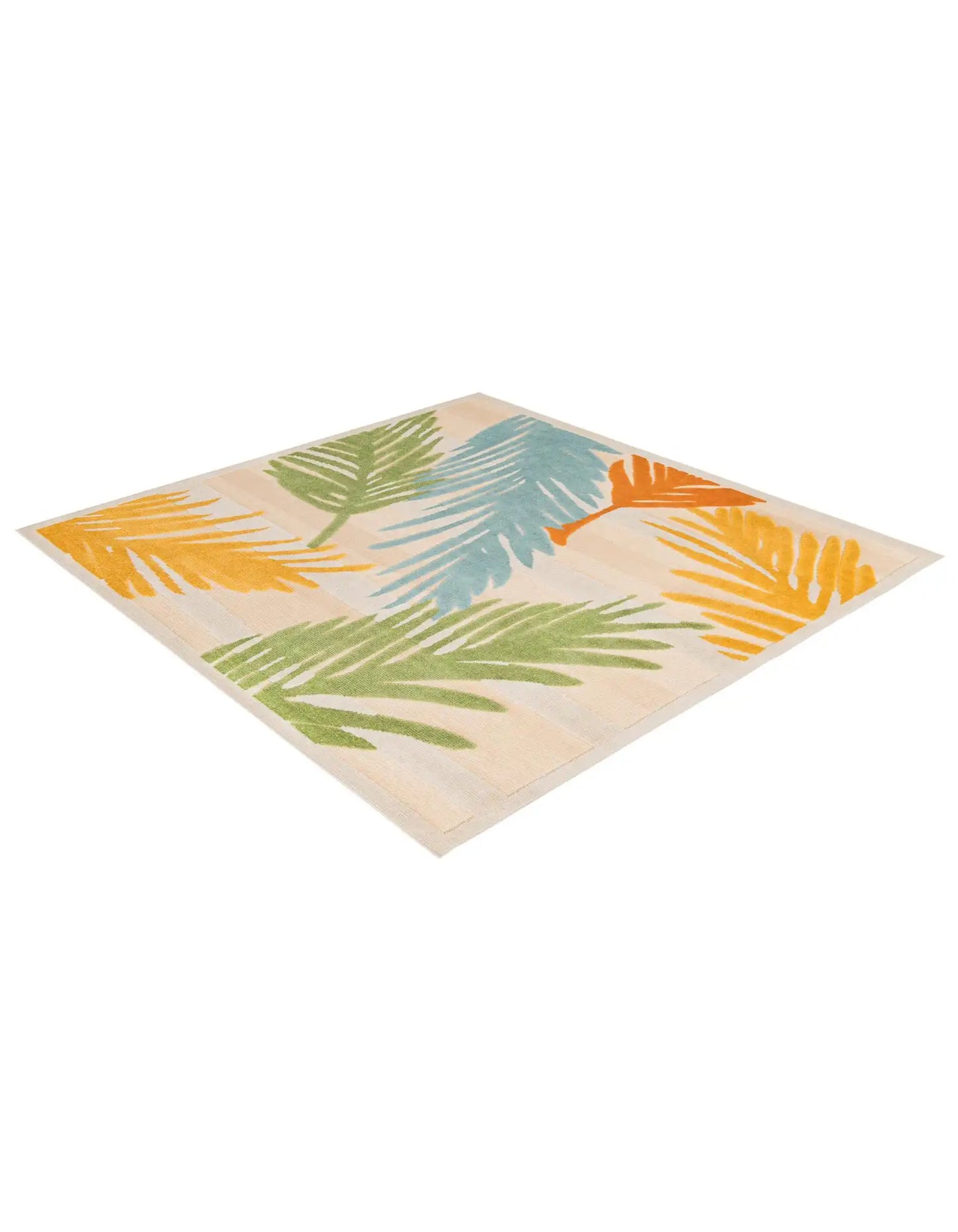 Aruba Outdoor Square RugBeige 7' 10 x 7' 10