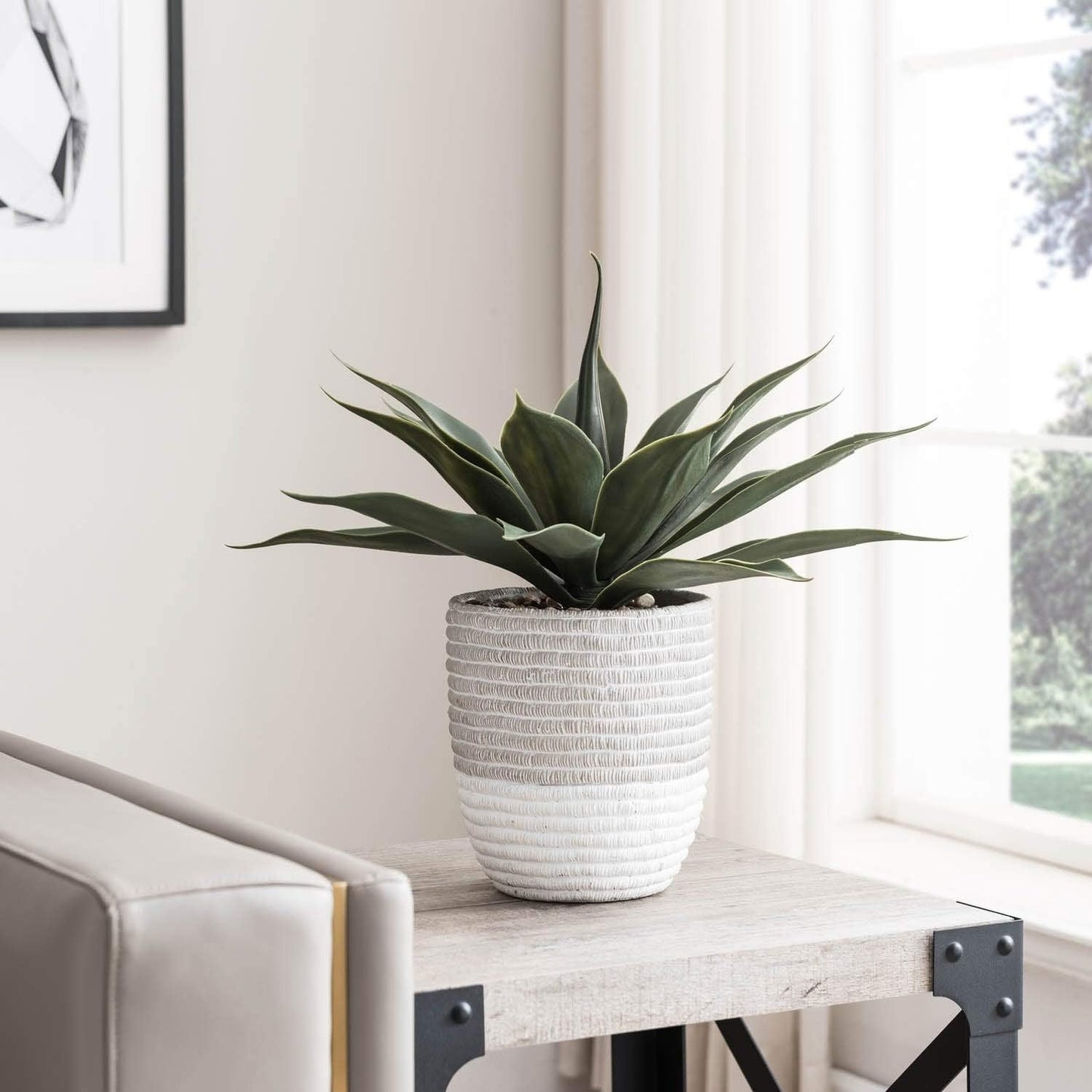 Faux Agave Plant