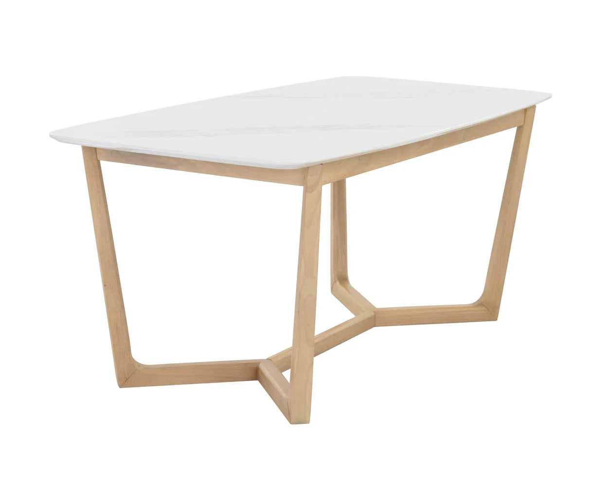 Modern Marble Dining Table - 70.5"
