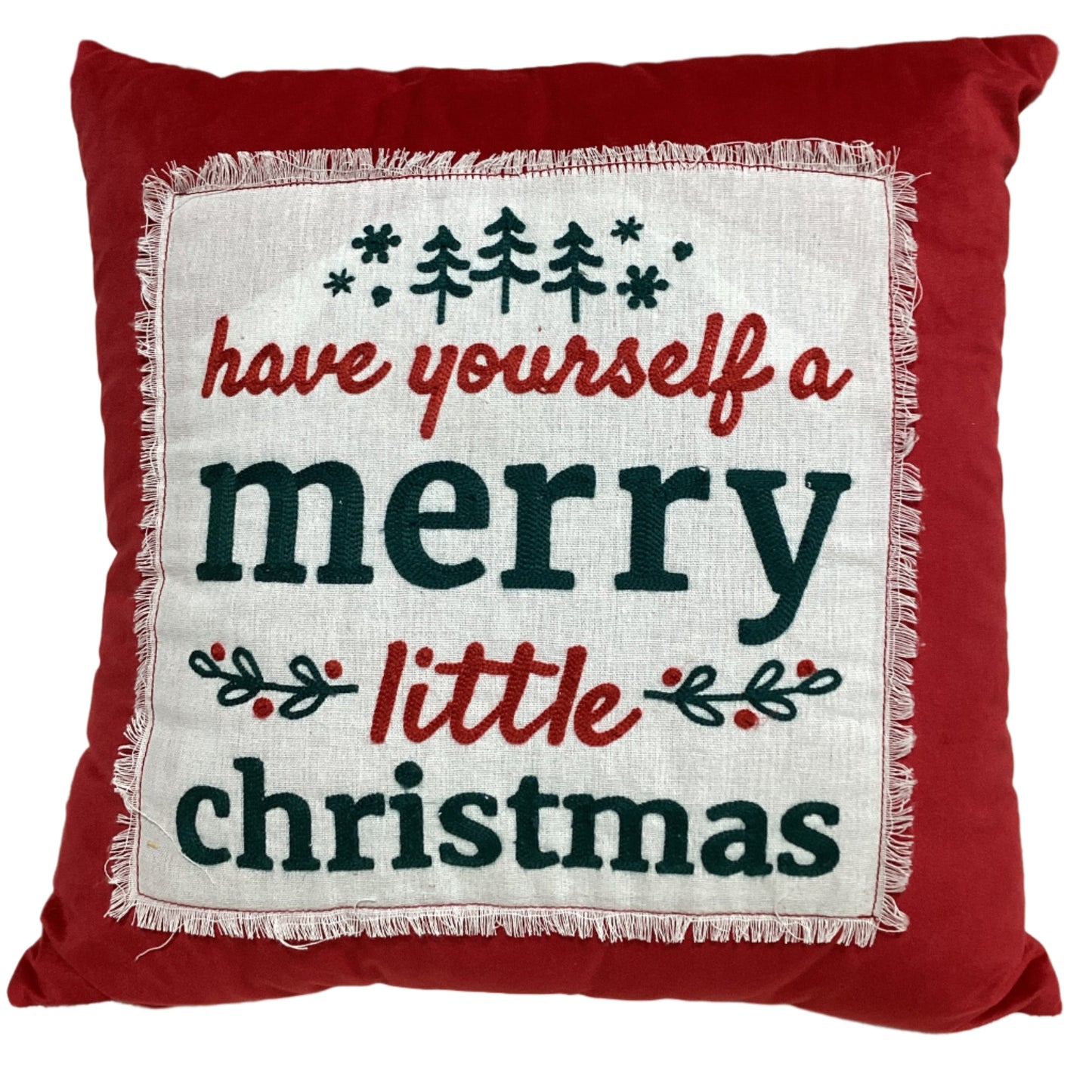 Merry Christmas decorative pillow