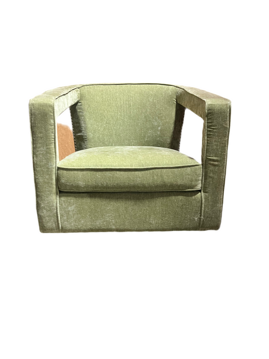 Green Opal Swivel Chairs-OPEN BOX