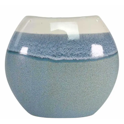Aqua Ceramic Vase