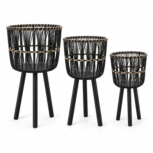 Bamboo Planters 11/13"-OPEN BOX