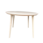 Light Tan Round Wood Table