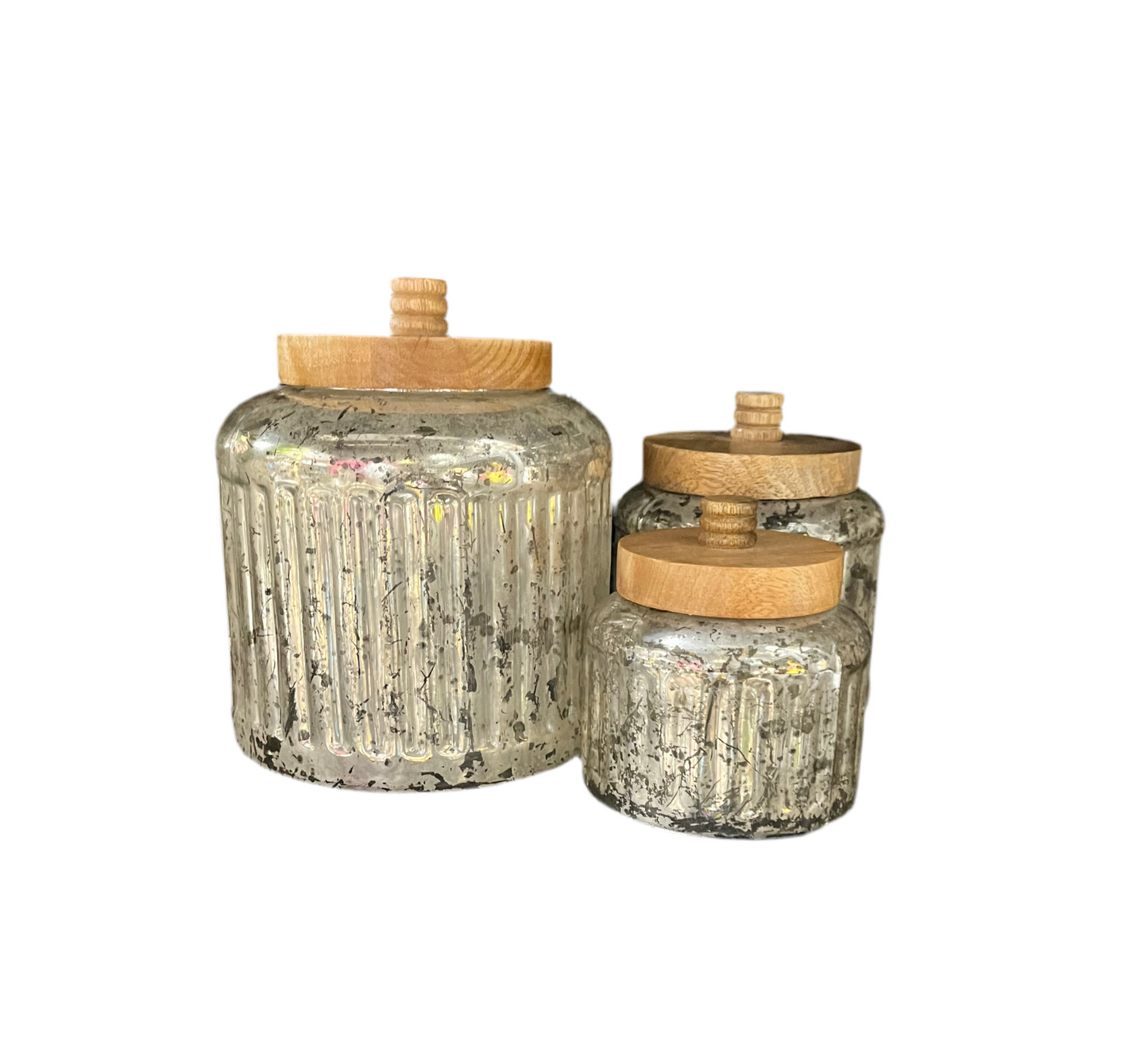 Decorative Glass Jars-OPEN BOX