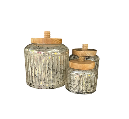 Decorative Glass Jars-OPEN BOX