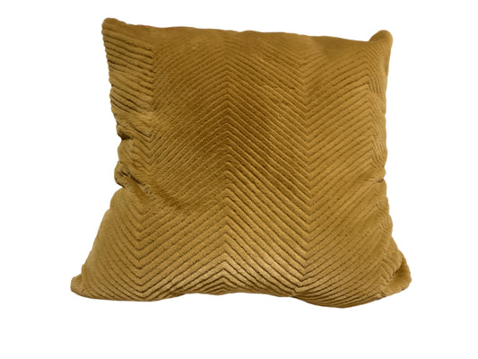 Burnt Yellow Throw Pillow