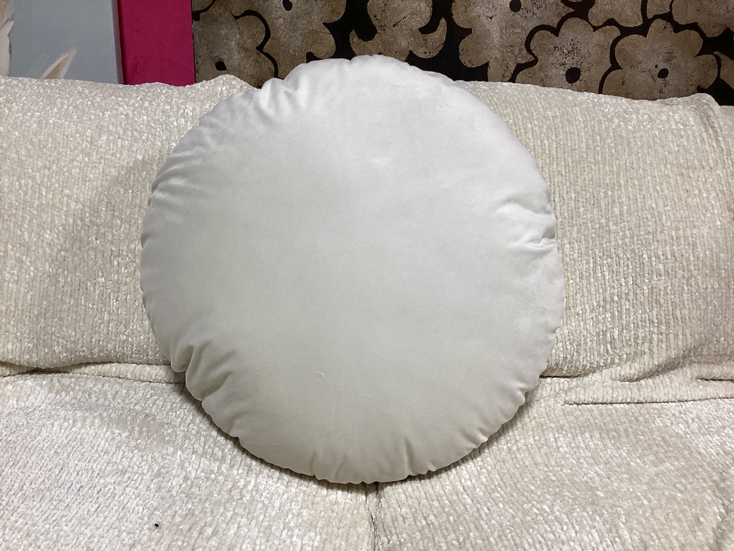 Bone white TOV Potter 20" Velvet Pillow