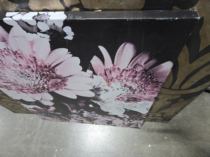 30”x36” Textured Flower Print on Canvas - Open Box