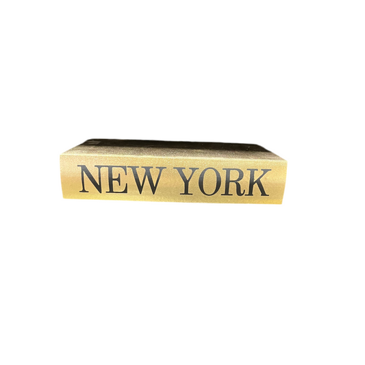 New York Faux Book Storage- OPEN BOX