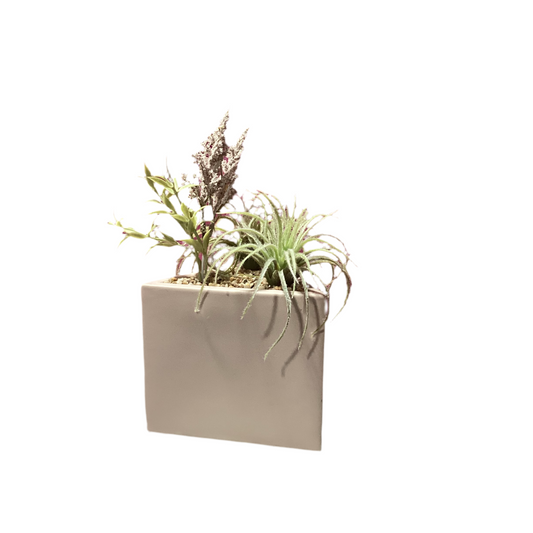 Pastel pink Triangle planter