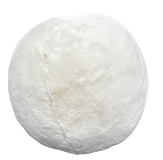 Round Faux Fur Accent Pillow - Open Box